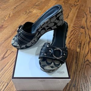 Coach Janeesa Wedges size 6